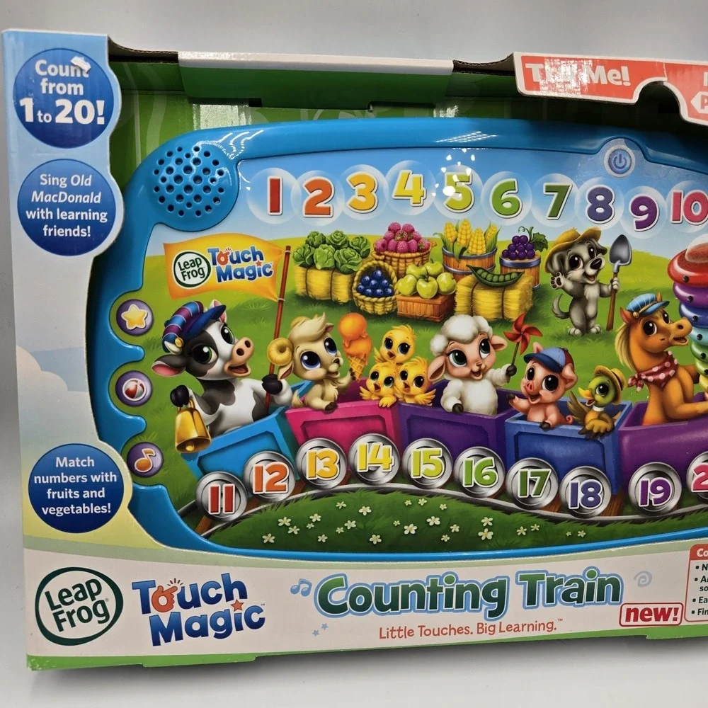 New LeapFrog Magic Touch‎ Counting Train Interactive Learning Toy Leap Frog VTG